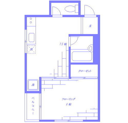 東京都北区神谷２丁目 賃貸マンション 1DK