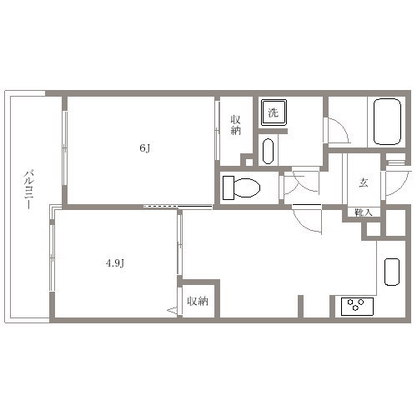 帝京大学 マンション 2DK