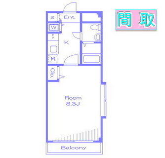 東京都北区滝野川４丁目 賃貸マンション 1K