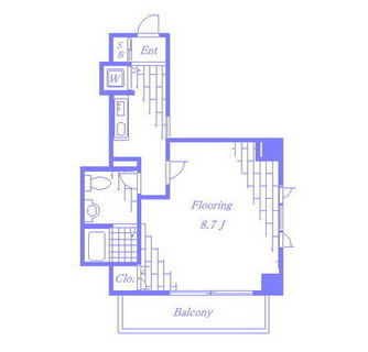 東京都北区滝野川７丁目 賃貸マンション 1K