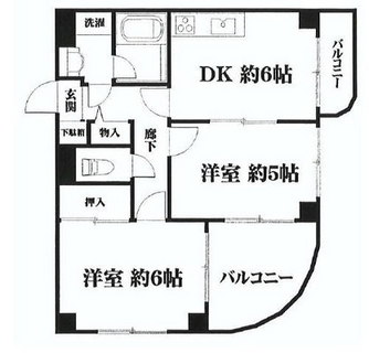 東京都北区王子本町１丁目 賃貸マンション 2DK