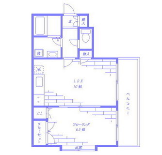 東京都北区滝野川６丁目 賃貸マンション 1LDK