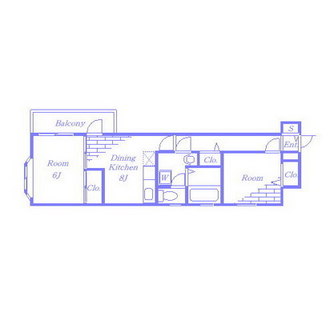 東京都板橋区板橋２丁目 賃貸マンション 2DK