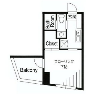 東京都北区志茂３丁目 賃貸マンション 1K