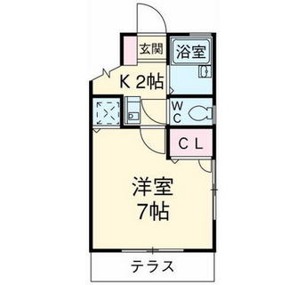 東京都北区西が丘１丁目 賃貸アパート 1K