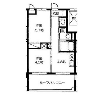 東京都北区神谷２丁目 賃貸マンション 2K