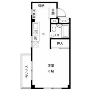 東京都北区西が丘２丁目 賃貸マンション 1R