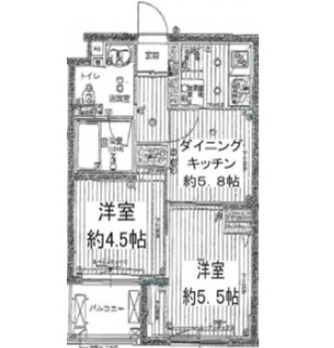 東京都板橋区本町 賃貸マンション 2DK