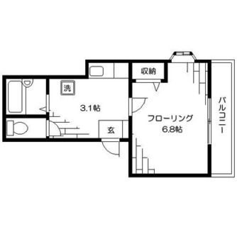 東京都北区十条仲原１丁目 賃貸マンション 1K