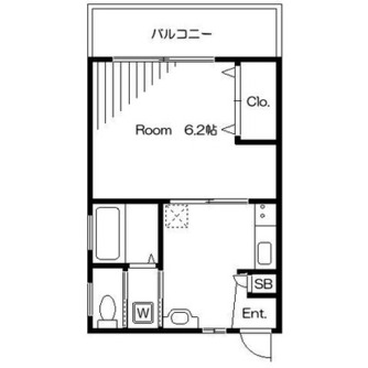 東京都北区中十条３丁目 賃貸マンション 1K