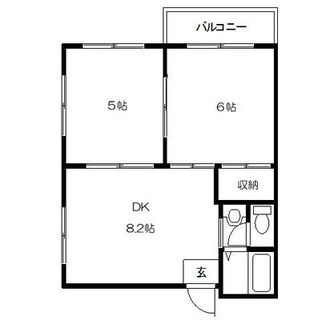 東京都北区東十条４丁目 賃貸マンション 2DK