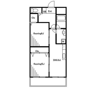 東京都北区中十条４丁目 賃貸マンション 2DK