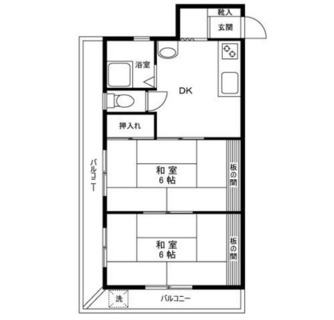 東京都板橋区小豆沢１丁目 賃貸マンション 2DK