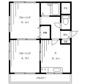 東京都北区神谷２丁目 賃貸マンション 2K