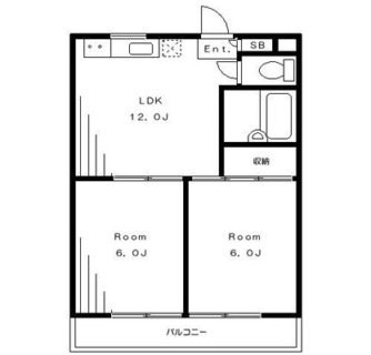 東京都北区神谷２丁目 賃貸マンション 2LDK