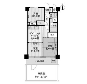 東京都北区神谷３丁目 賃貸マンション 3DK