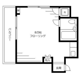 東京都北区神谷２丁目 賃貸マンション 1R