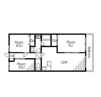 東京都北区十条仲原１丁目 賃貸マンション 3LDK