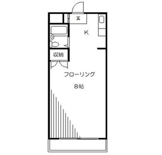 東京都北区西が丘１丁目 賃貸マンション 1R