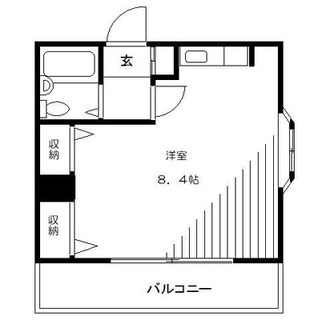 東京都北区神谷２丁目 賃貸マンション 1R