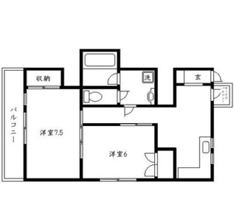 東京都北区東十条４丁目 賃貸マンション 2K