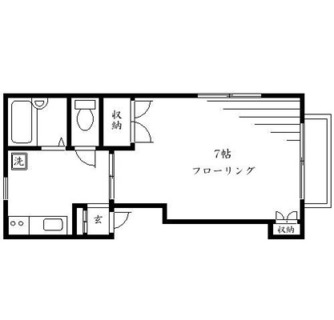 東京都北区中十条１丁目 賃貸アパート 1K