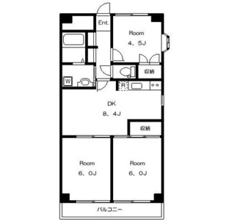 東京都板橋区仲町 賃貸マンション 3DK