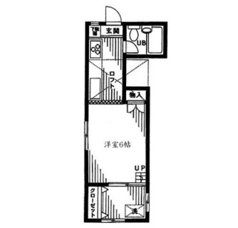 東京都北区岸町２丁目 賃貸アパート 1K