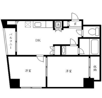 東京都北区上十条５丁目 賃貸マンション 2DK