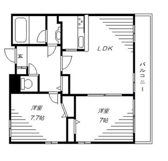 東京都板橋区板橋２丁目 賃貸マンション 2LDK