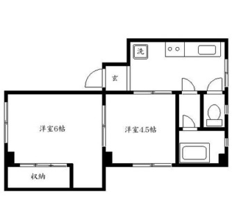 東京都北区上十条１丁目 賃貸マンション 2K