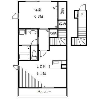 東京都板橋区常盤台１丁目 賃貸アパート 1LDK