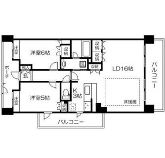 東京都板橋区仲宿 賃貸マンション 2LDK