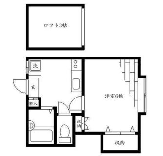 東京都北区西が丘１丁目 賃貸アパート 1K