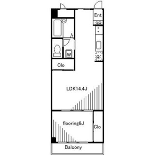 東京都北区西が丘１丁目 賃貸マンション 1LDK