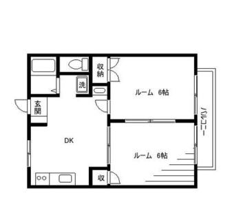 東京都北区上十条１丁目 賃貸マンション 2DK