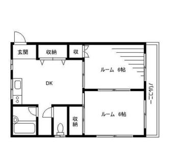 東京都北区中十条１丁目 賃貸マンション 2DK