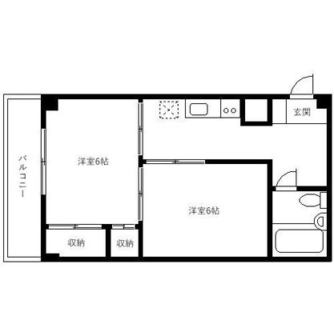 東京都北区中十条３丁目 賃貸マンション 2DK