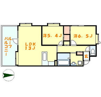 東京都北区神谷２丁目 賃貸マンション 2LDK