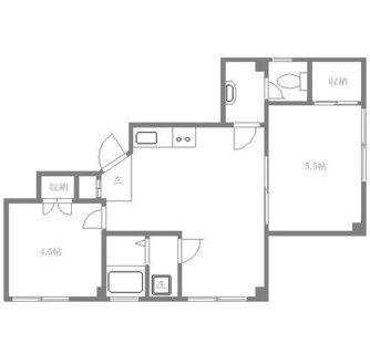 東京都板橋区双葉町 賃貸マンション 2DK