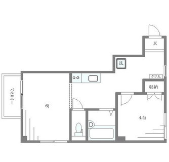 東京都北区東十条５丁目 賃貸マンション 2K