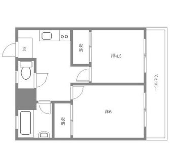 東京都北区西が丘１丁目 賃貸マンション 2K