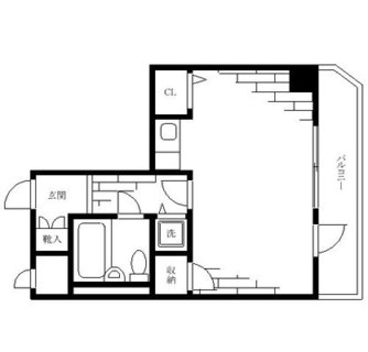 東京都板橋区板橋３丁目 賃貸マンション 1R