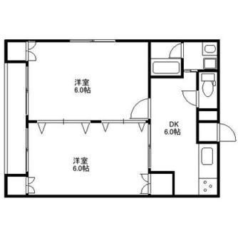 東京都板橋区板橋３丁目 賃貸マンション 2DK